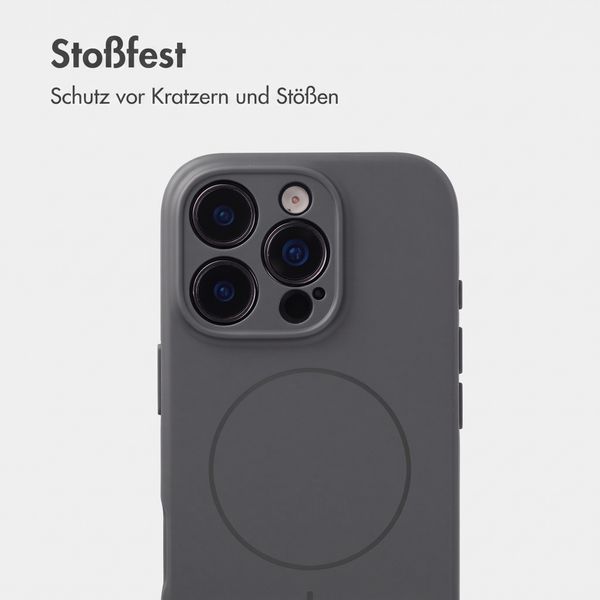 Accezz Grip Backcover mit MagSafe Apple iPhone 16 Pro - Grau