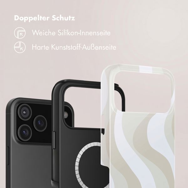 Selencia Vivid Rückabdeckung mit MagSafe Apple iPhone 18 Pro Max / 17 Pro Max - Desert Waves Beige