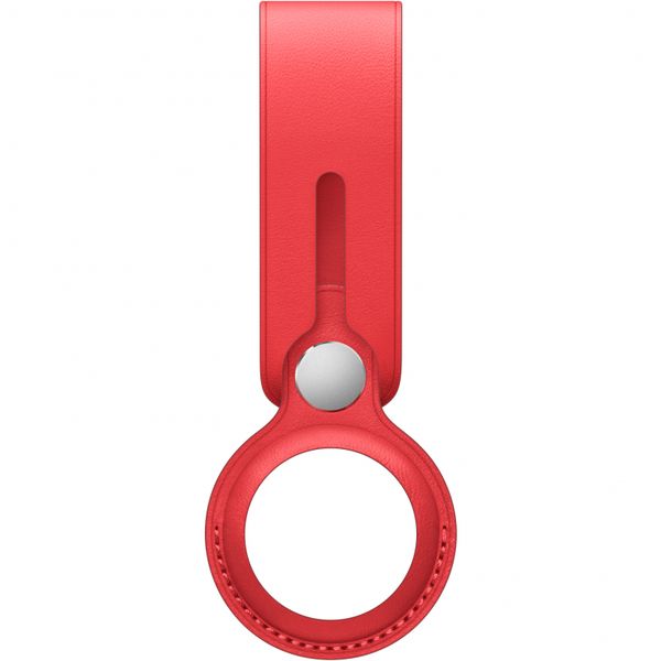 Apple Leather Loop Apple AirTag - Red