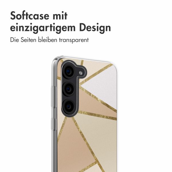 imoshion  Design Hülle für das Samsung Galaxy S23 - Graphic Beige