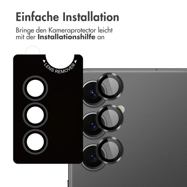 imoshion 2er-Pack Objektivschutz für Kamera für das Samsung Galaxy S25 - Schwarz