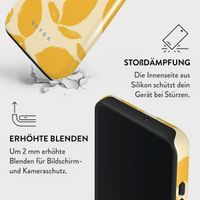 Burga Tough Back Cover für das Samsung Galaxy S22 - Lemon Tart