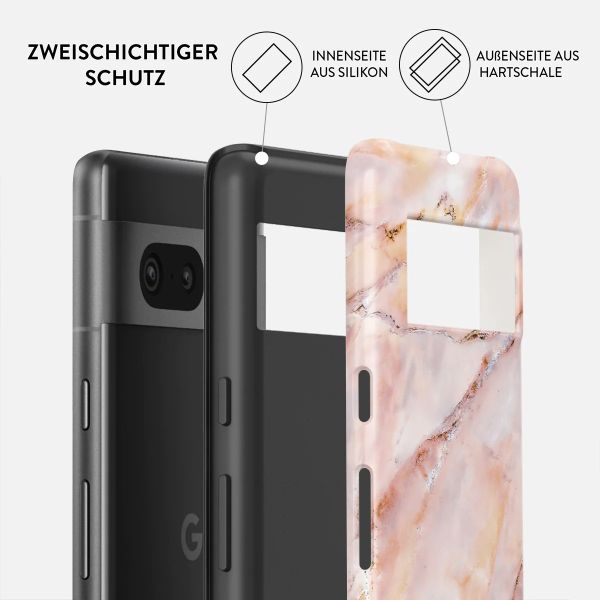 Burga Tough Back Cover für das Google Pixel 7 - Morning Sunshine