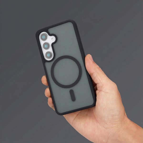 imoshion Color Guard Back Cover mit MagSafe Samsung Galaxy S25 - Schwarz