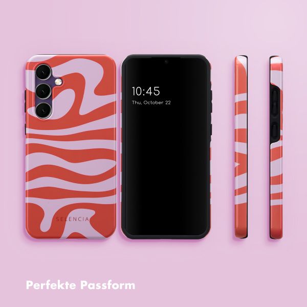 Selencia Vivid Back Cover Samsung Galaxy S24 FE - Dream Swirl Pink