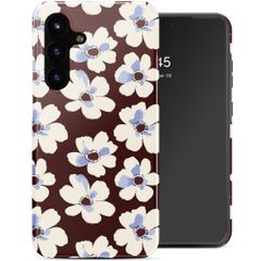 Selencia Vivid Back Cover Samsung Galaxy S25 FE - Choco Flower Pop