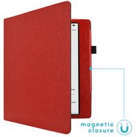 imoshion Vegan Leather Klapphülle für das Kobo Elipsa 2E - Rot