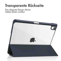 imoshion Trifold Hardcase Klapphülle Apple iPad Air 11 Zoll (2025) M3 / (2024) M2 / Air 5 (2022) / Air 4 (2020) - Dunkelblau