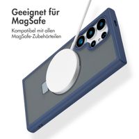 Accezz Ring Stand Backcover mit MagSafe Samsung Galaxy S24 Ultra - Blau