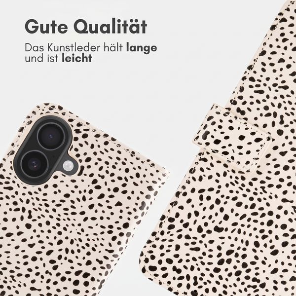 imoshion Design Klapphülle Apple iPhone 16 - Desert Dots