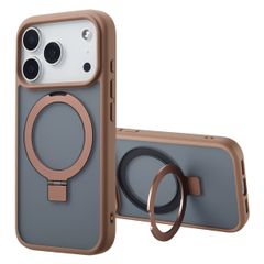 Accezz Ring Stand Backcover mit MagSafe Apple iPhone 17 Pro Max - Braun