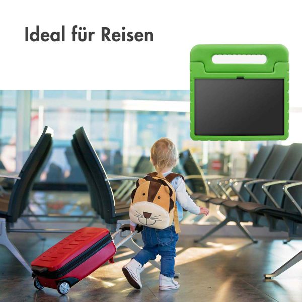 imoshion Schutzhülle mit Handgriff kindersicher für das iPad 11 (2025) 11 Zoll / iPad 10 (2022) 10.9 Zoll - Grün