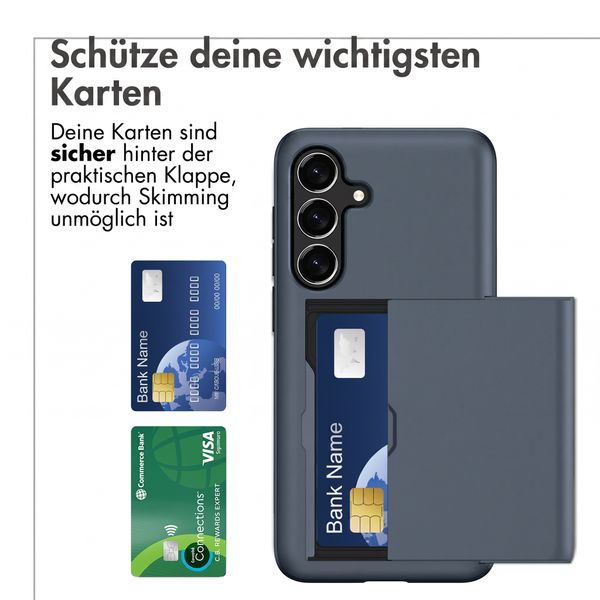 imoshion Backcover mit Kartenfach Samsung Galaxy S26 FE - Dunkelblau