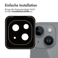 imoshion 2er-Pack Objektivschutz für Kamera für das Apple iPhone 15 / 15 Plus - Schwarz