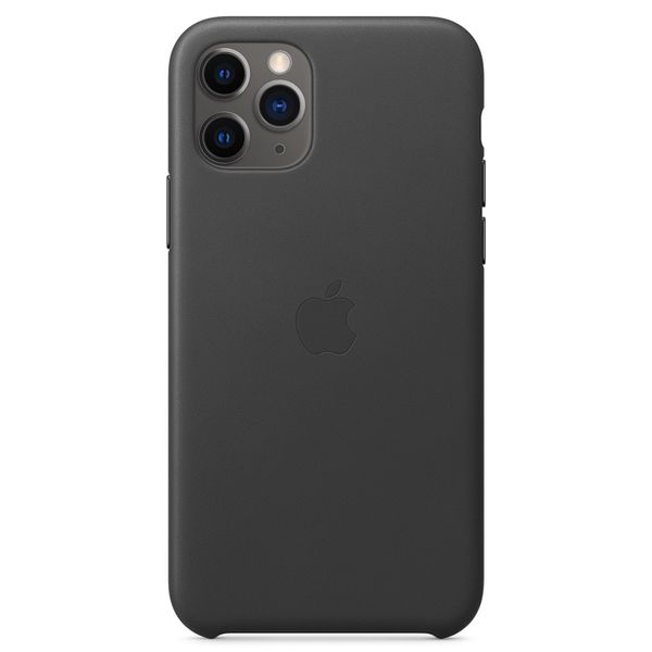 Apple Leder-Case Schwarz für das iPhone 11 Pro