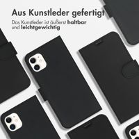 Accezz Wallet TPU Klapphülle Schwarz für das iPhone 11