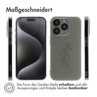 imoshion Design Hülle für das iPhone 15 Pro - Floral Green