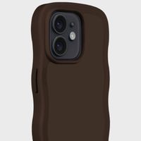 Holdit Wavy Case für das iPhone 12 / 12 Pro - Chocolate