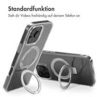 Accezz Ring Stand Backcover mit MagSafe Apple iPhone 16 Pro Max - Transparent