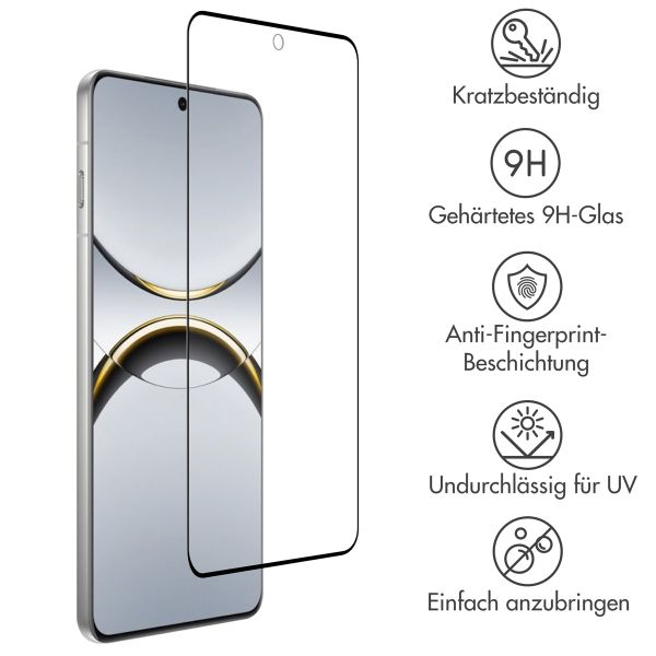 Accezz Full Cover Screen Protector aus gehärtetem Glas für das Oppo Find X8 Pro