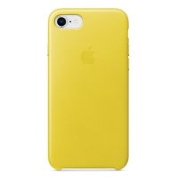 Apple Leder-Case Apple iPhone SE (2022 / 2020) / 8 / 7 - Spring Yellow