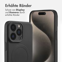 imoshion Color Back Cover mit MagSafe Apple iPhone 15 Pro Max - Schwarz