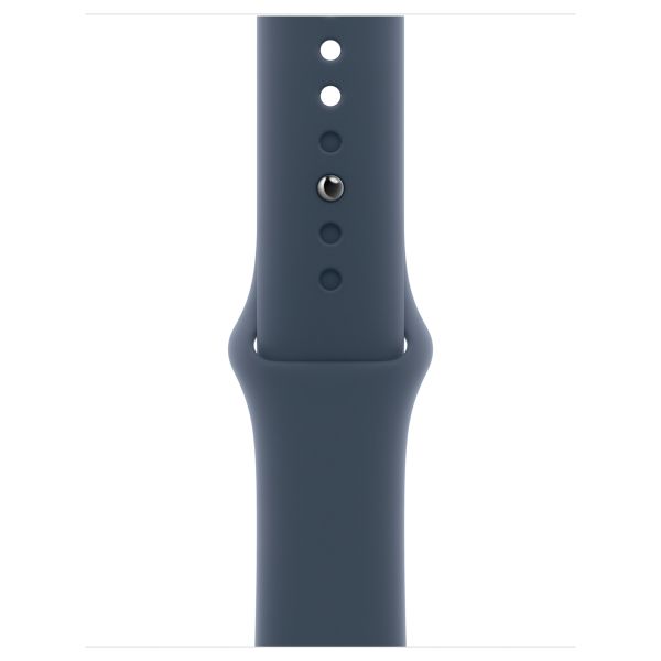 Apple Sport Band für die Apple Watch Series 1 bis 9 / SE (38/40/41 mm) | Series 10 (42 mm) - Größe S/M - Storm Blue