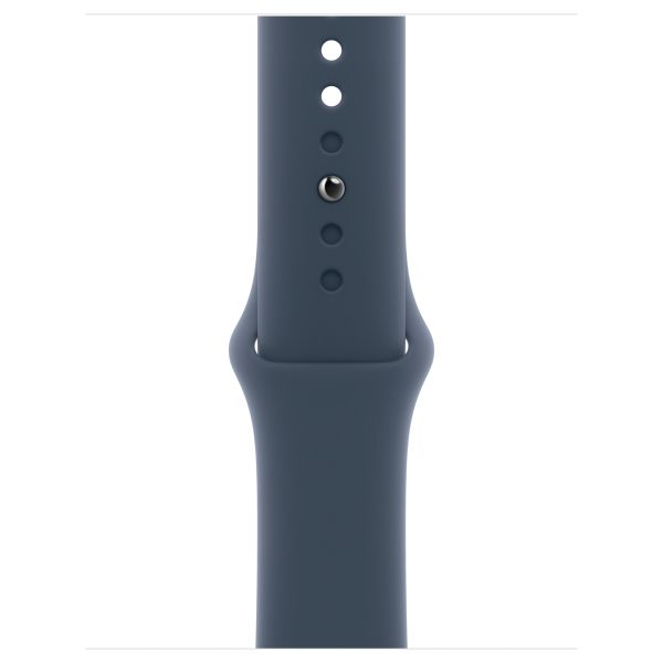 Apple Sport Band für die Apple Watch Series 1 bis 9 / SE (38/40/41 mm) | Series 10 (42 mm) - Größe S/M - Storm Blue