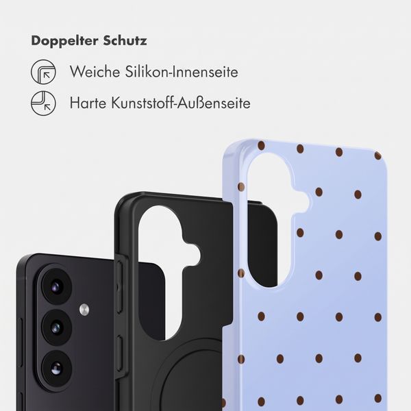 Selencia Vivid Rückabdeckung mit MagSafe Samsung Galaxy S26 FE - Happy Dots Digital Sky
