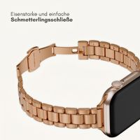Selencia Slim Stahlgliederarmband für Apple Watch | 38/40/41/42 mm - Rosé gold