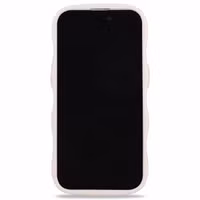 Holdit Wavy Case für das Apple iPhone 12/12 Pro - Light Beige / Transparent