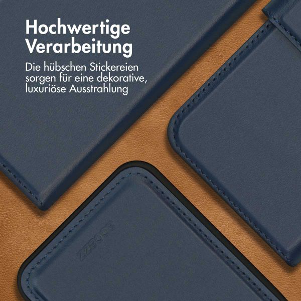 Accezz Premium Leather 2 in 1 Wallet Bookcase Samsung Galaxy A54 (5G) - Dunkelblau