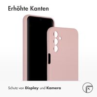 Accezz Liquid Silikoncase für das Samsung Galaxy A15 (5G/4G) - Rosa