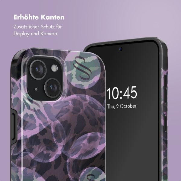 Selencia Vivid Rückabdeckung mit MagSafe Apple iPhone 15 - Leo Bubble Green