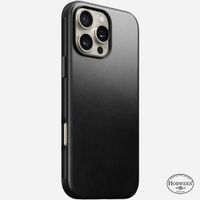 Nomad Modern Horween Leather Case Apple iPhone 16 Pro Max - Schwarz