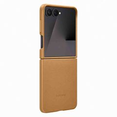 Samsung Original KindSuit Vegan Leather Case Samsung Galaxy Z Flip 7 - Camel
