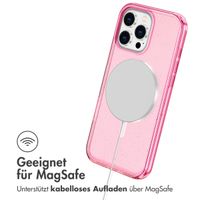 imoshion Sparkle Back Cover mit MagSafe für das Apple iPhone 16 Pro Max - Glitzer Rosa