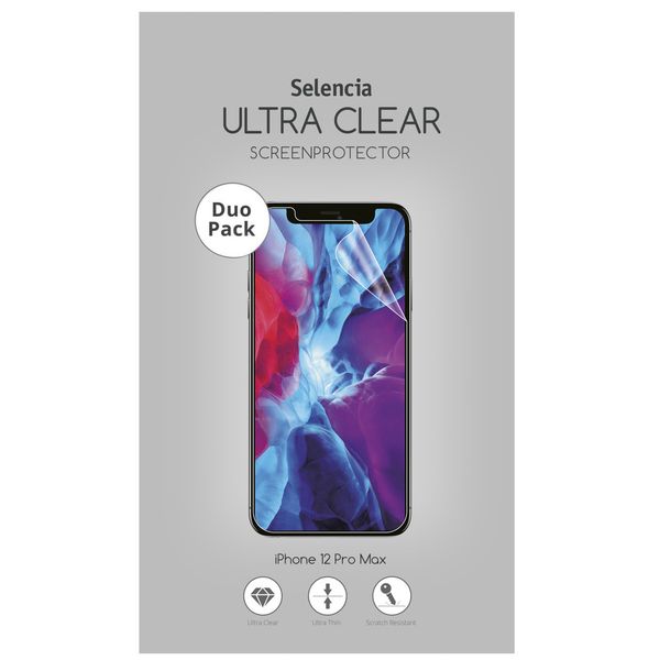 Selencia Duo Pack Screenprotector für das iPhone 12 Pro Max