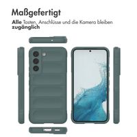 imoshion EasyGrip Back Cover für das Samsung Galaxy S22 - Dunkelgrün