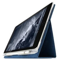 Atlas Klapphülle Apple iPad 6 (2018) 9.7 Zoll / iPad 5 (2017) 9.7 Zoll - Blau