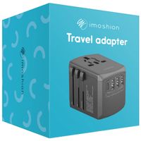 imoshion Universalreiseadapter - USB-C &  USB-A - Schwarz