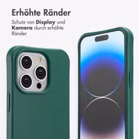 imoshion Color Backcover mit abnehmbarem Handykette und MagSafe Apple iPhone 14 Pro - Dunkelgrün