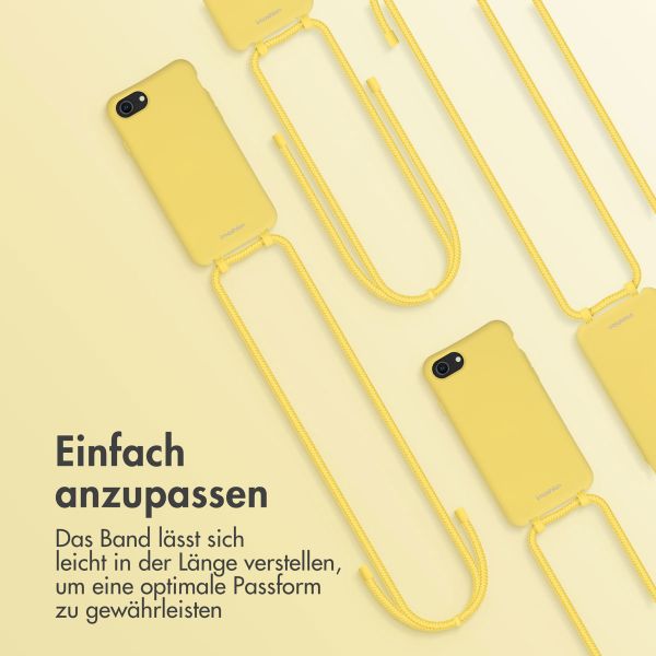 imoshion Color Backcover mit abtrennbarem Band Apple iPhone SE (2022 / 2020) / 8 / 7 - Gelb