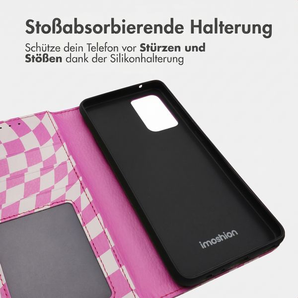 imoshion Design Klapphülle Samsung Galaxy A52(s) (5G/4G) - Retro Pink