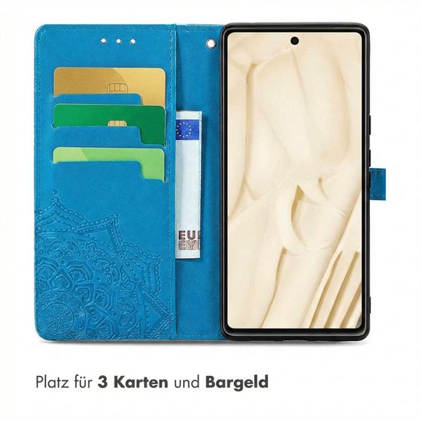 imoshion Mandala Klapphülle Google Pixel 7a - Türkis