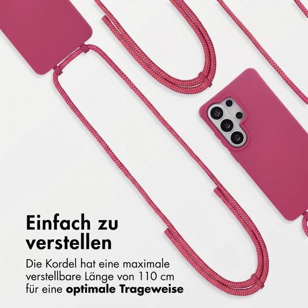 imoshion Color Backcover mit abnehmbarem Handykette und MagSafe Samsung Galaxy S26 Ultra - Raspberry
