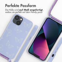 imoshion SilikonHülle design mit Band Apple iPhone 13 - Butterfly