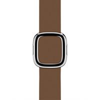 Apple Leather Band Modern Buckle für die Apple Watch Series 1 bis 9 / SE (38/40/41 mm) | Series 10 (42 mm) - Größe M - Braun