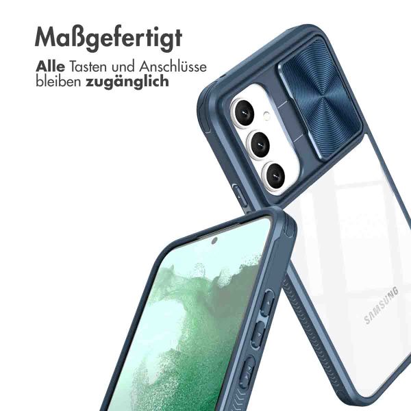 imoshion Back Cover mit Kameraschieber für das Samsung Galaxy S23 FE - Dunkelblau