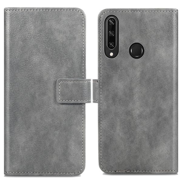 imoshion Luxuriöse Klapphülle Huawei Y6p - Grau